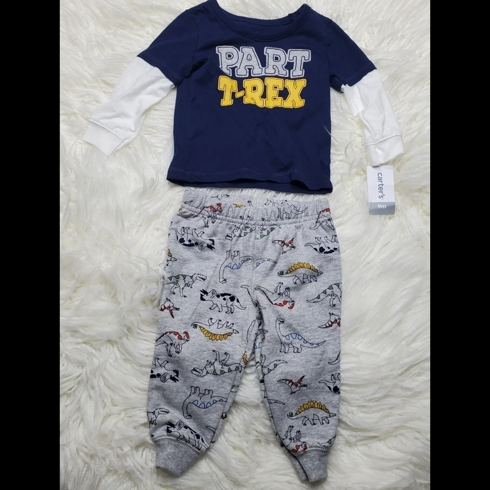 Carter's 2-Piece T-Rex Set‎